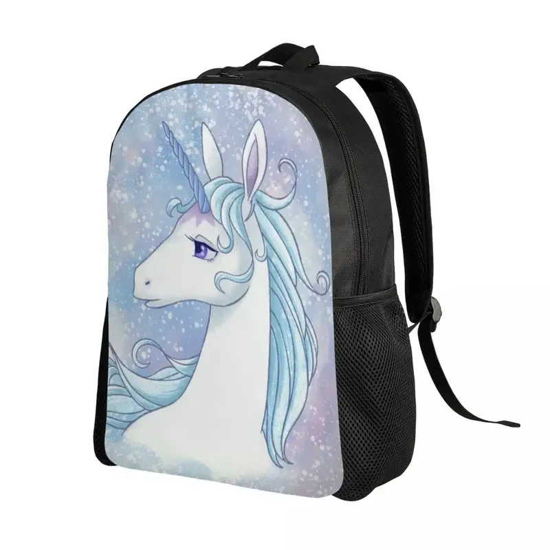 The Last Unicorn Backpack for Women Men Water Resistant College School Fantasy Movie Bag Printing Bookbag