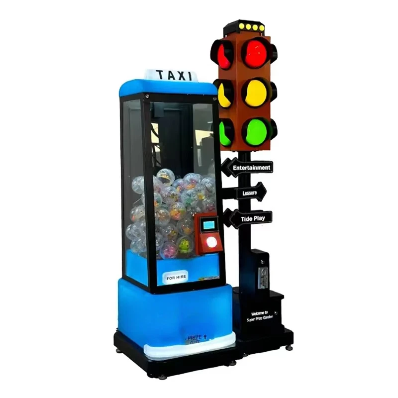 a forCrane Machine Coin Operated for Gashapon Toy Capsule Vending Game with Bill Acceptor Coin Pusher Features