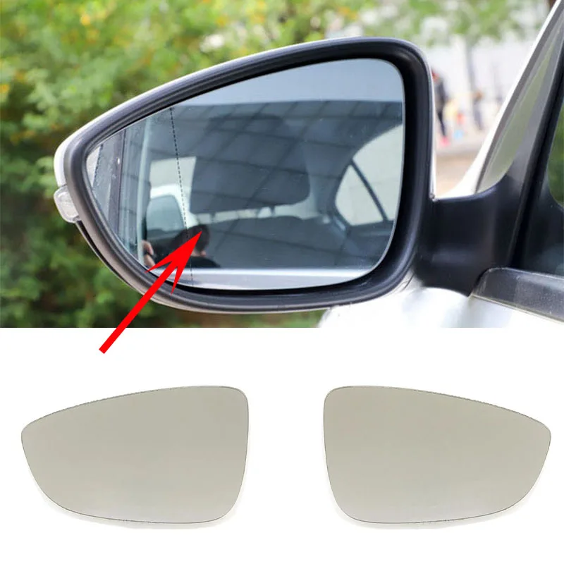Left Right Side Mirror Glass Rearview Exterior Angle for Volkswagen VW CC 08-16, EOS Scirocco, Jetta MK6 Passat B7 Bettle A5 EU