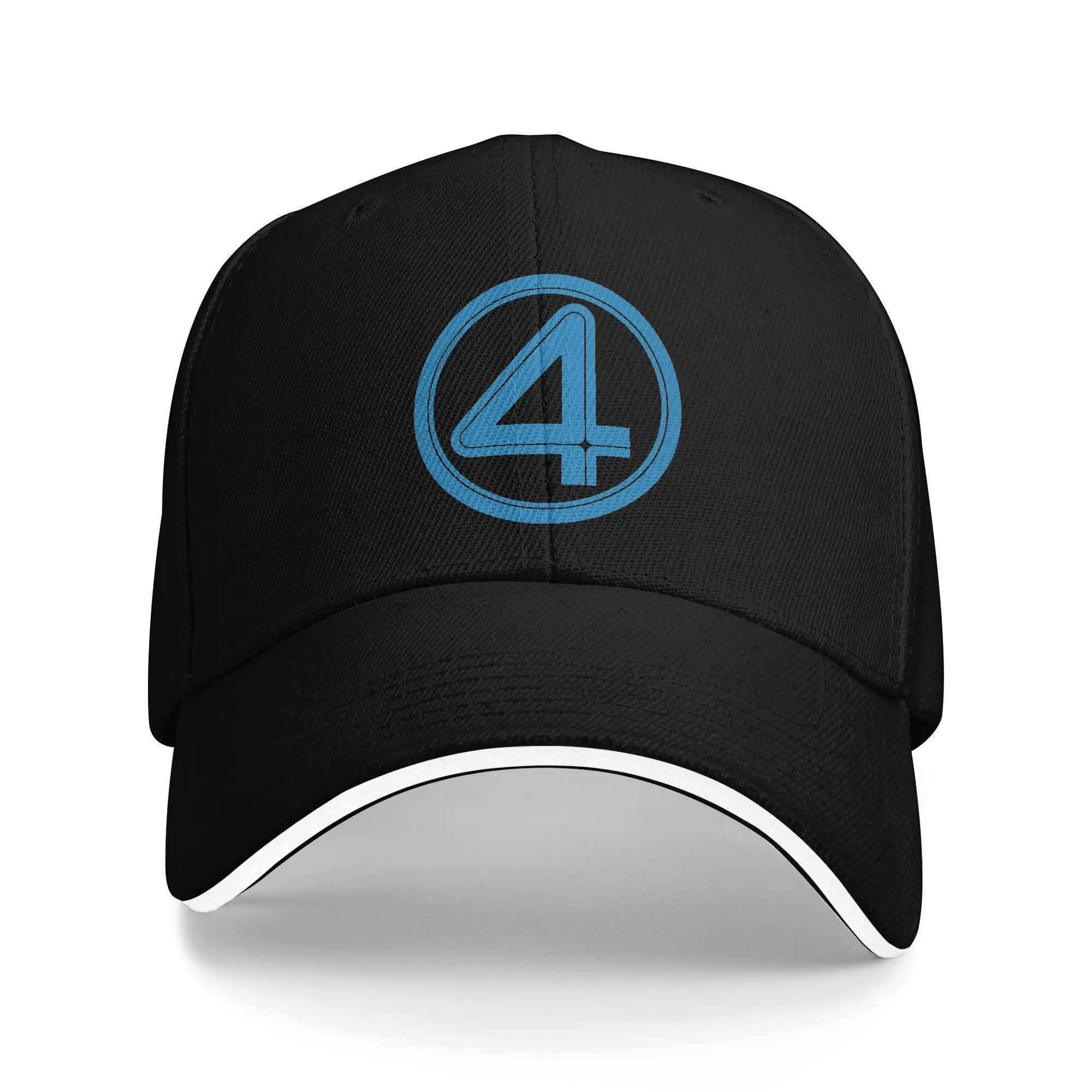 Image of Die fantastische Baseballkappe mit vier ersten Schritten, modisch, Unisex, für Herren, Trucker-Mütze, Großhandel, individuelles Logo, Outdoor-Fitnessstudio, Geburtstagsgeschenk