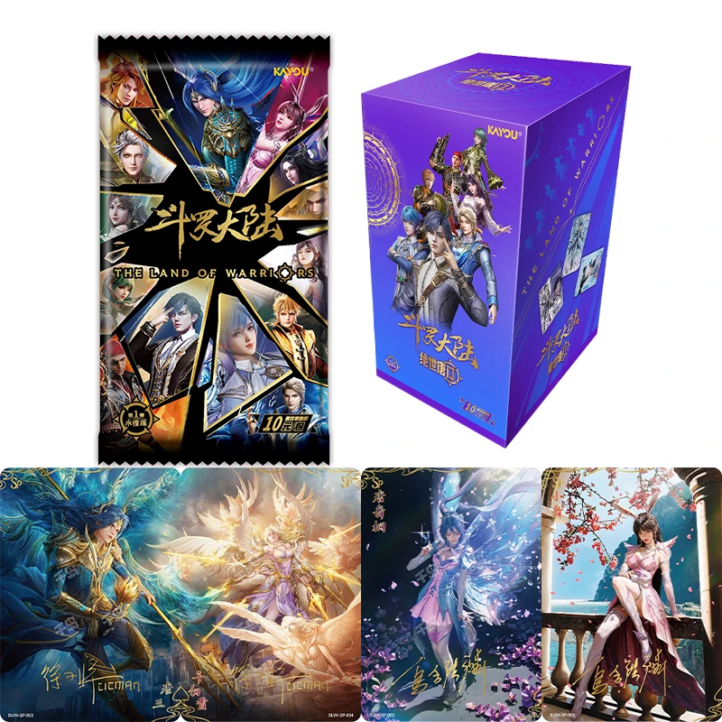 

KAYOU Подлинная Soul Land ‌ Карты Eternal Edition, анимационная серия Tang San Xiao Wu, ограниченная подпись, коллекционные карты, игрушки, подарки
