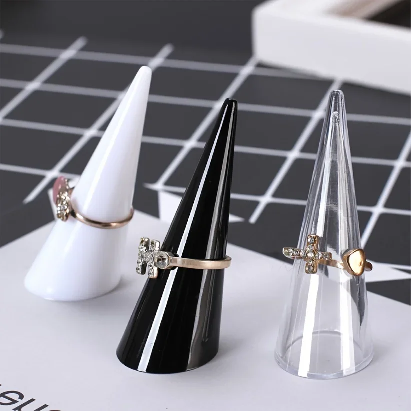 Clear Acrylic Mini Ring Display Stand for Ring Collectors and Shops