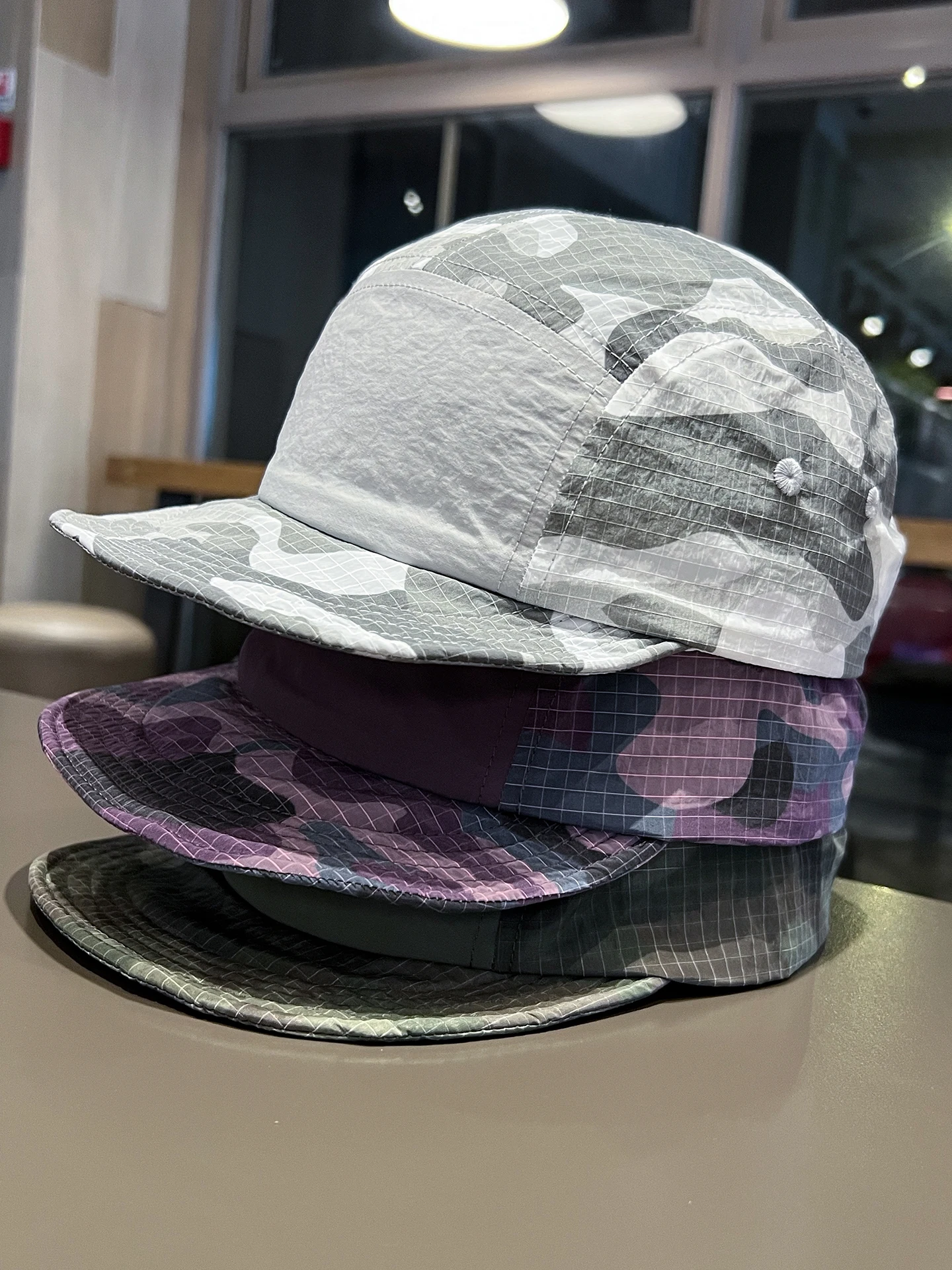 

baseball caps for men and women, light and breathable five-piece caps in summer, outdoor mountaineering soft brim sun caps
