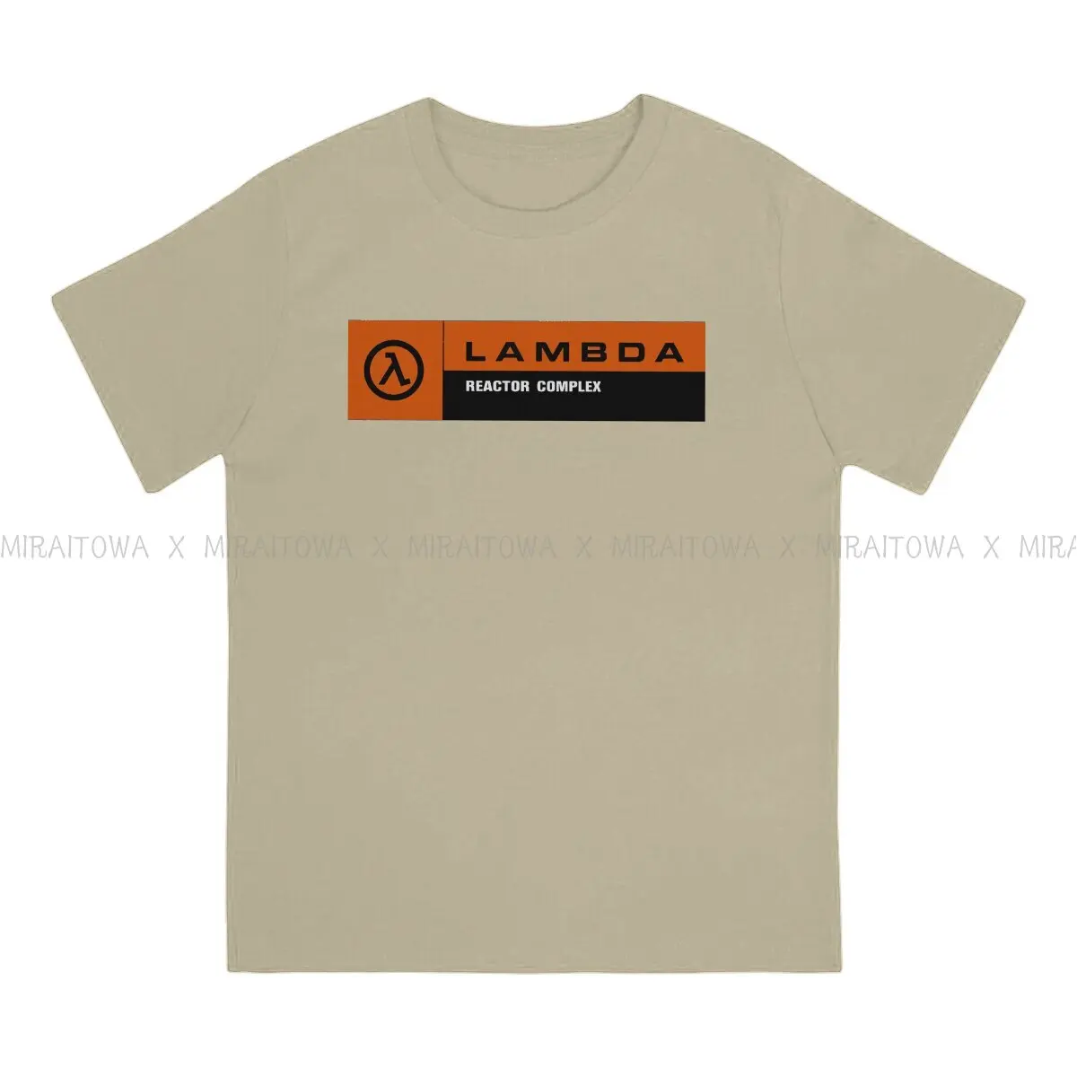 Half Life Game Lambda Complex Reactor Complex Signage Tshirt Graphic Men Tops Vintage Tees Streetwear Cotton Harajuku T Shirt