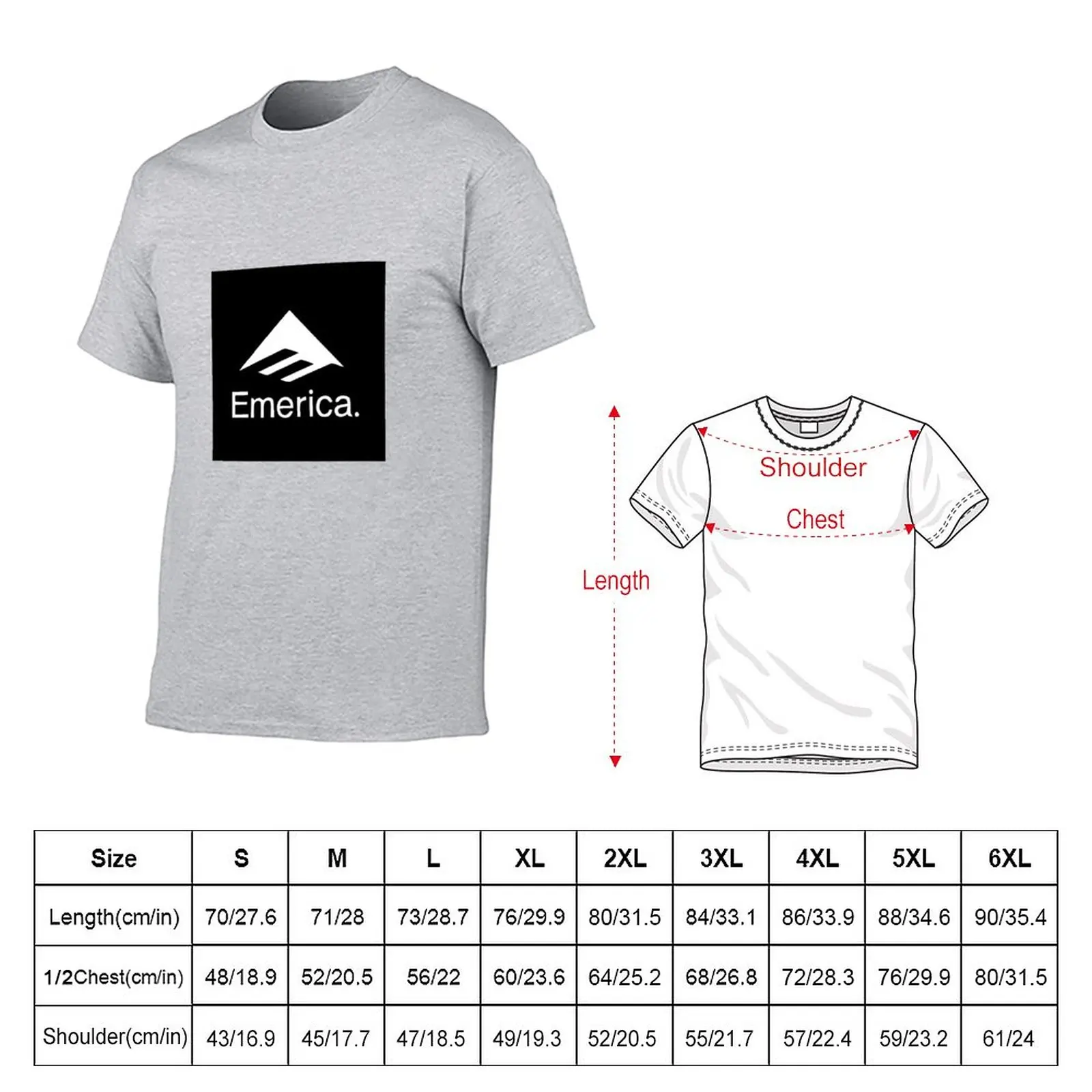 Emerica etnies skateboard T-Shirt summer tops cute tops summer clothes workout shirts for men