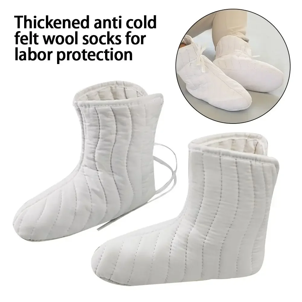 Chaussettes en coton épais avec lacets, Tube central épais, Protection du travail thermique, chaussettes de sommeil respirantes, saison d'hiver, nouvelle collection