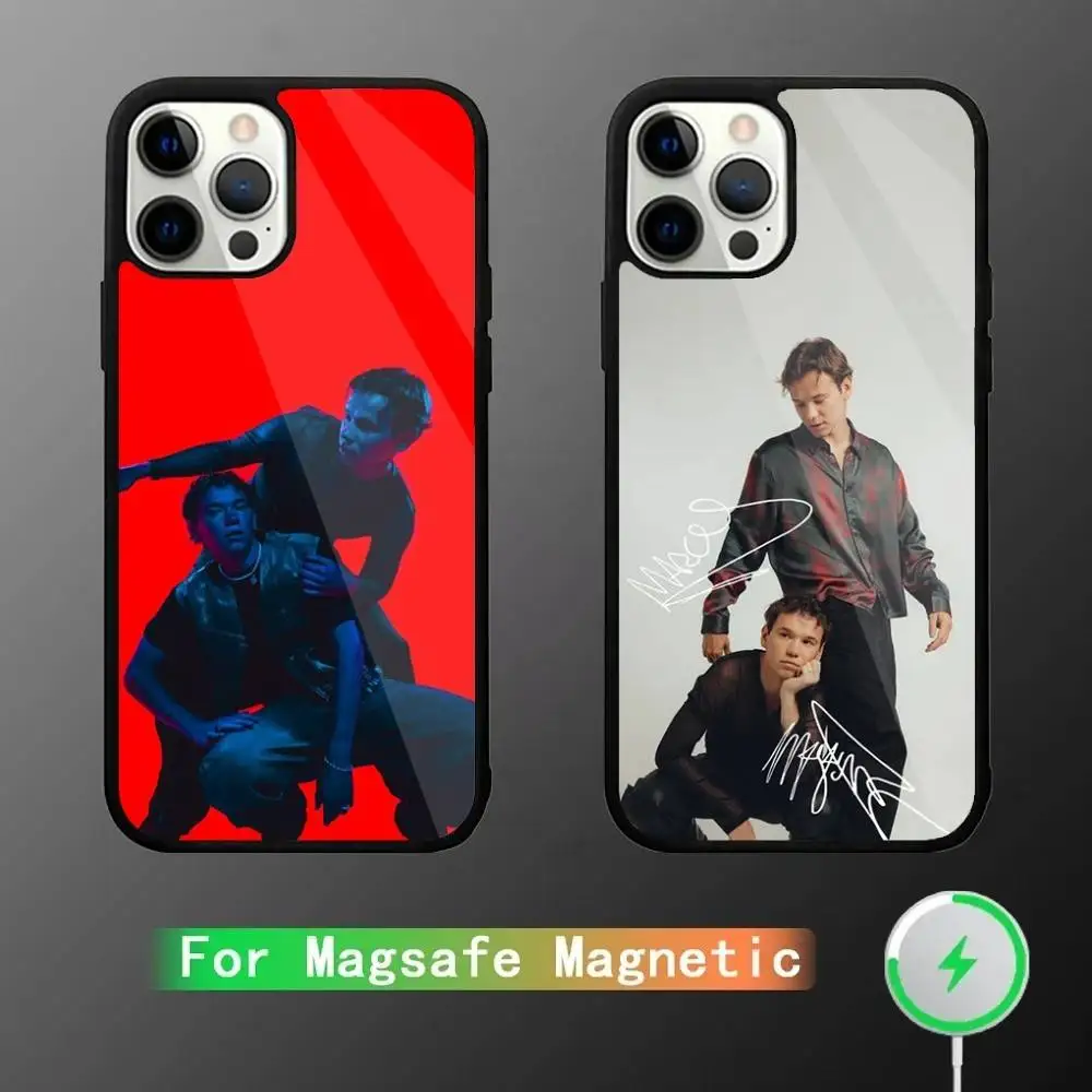 

M-Marcus and M-Martinus Phone Case For iPhone 16,15,14,13,12,11,Pro,Max,Plus,Mini,SE New Magsafe Magnetic Wireless Charging