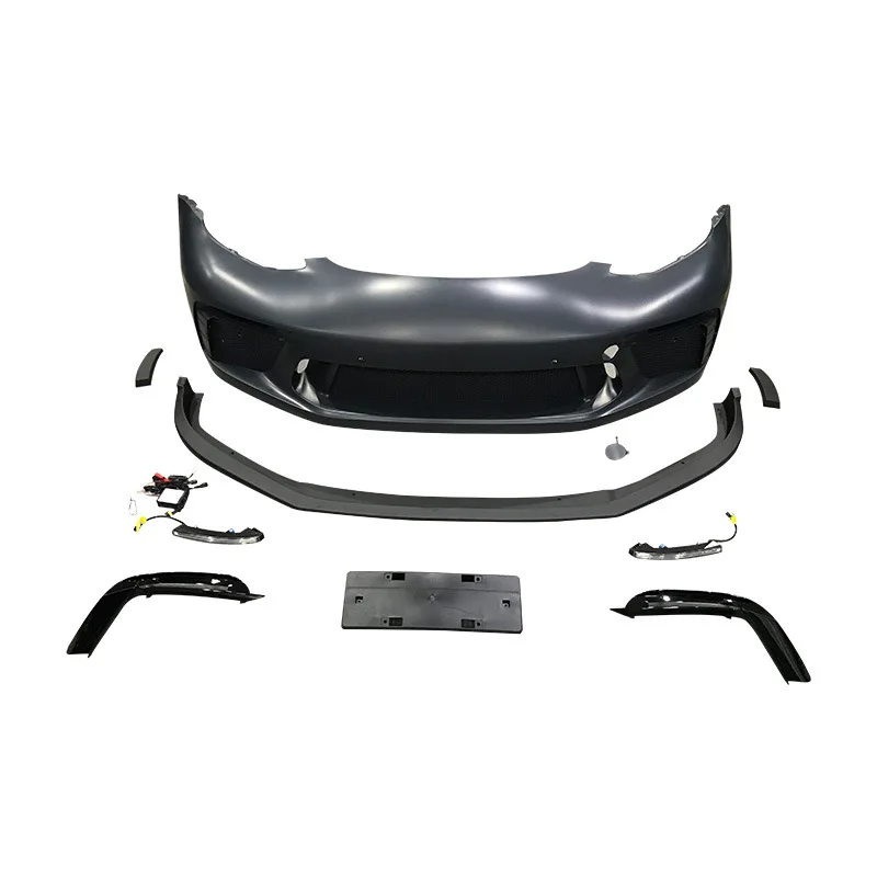 

Suitable for Model 3 Front Face Modification, GT3 Front Bumper Large Bumper PP Material Upgrade Kit