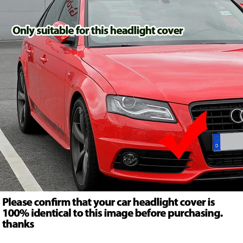 Car Transparent Housing Front Headlights Lens Shell Cover Glass Lamp cover Lampshade For Audi A4 A4L B8 B8.5 2009 2010 2011 2012