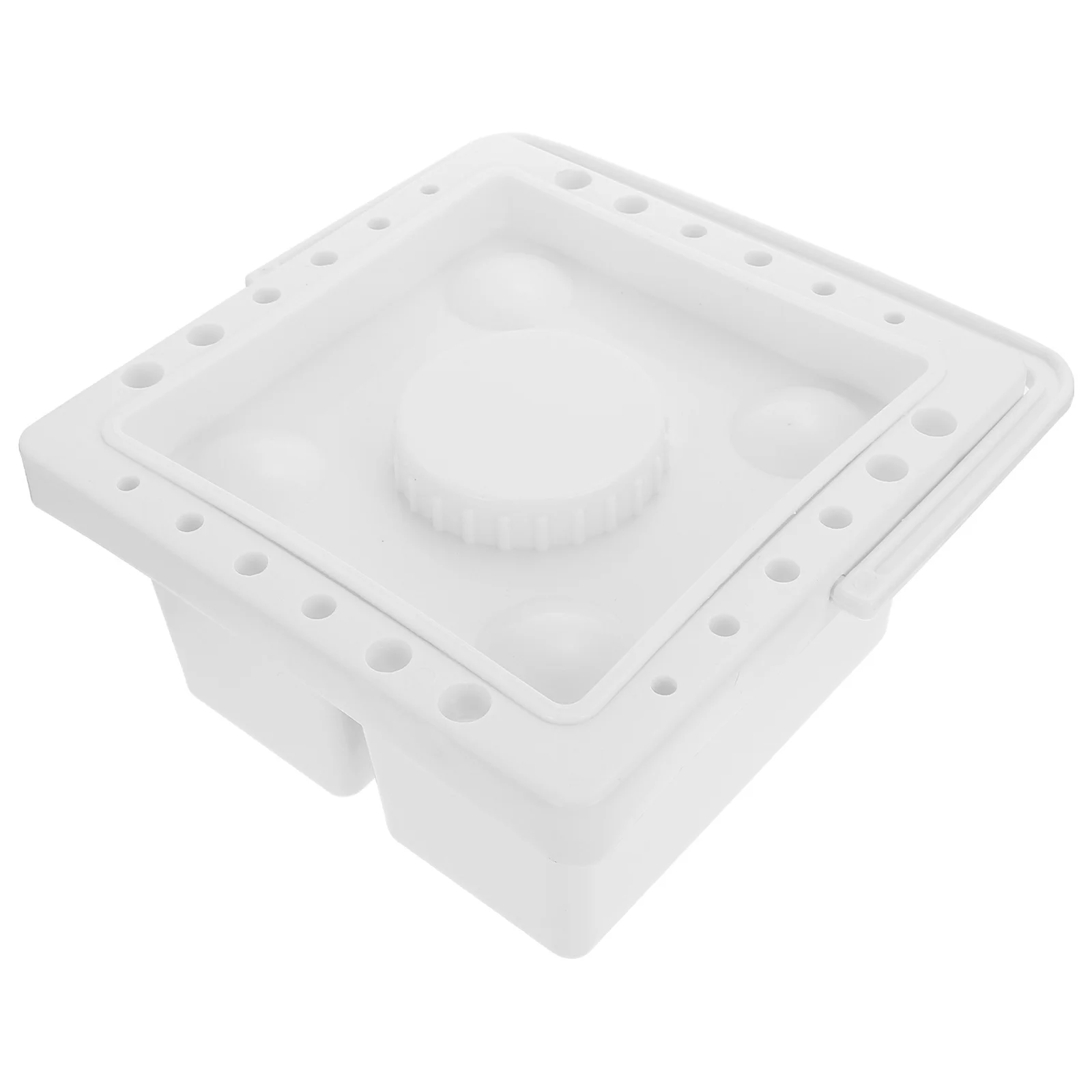 Lavadora de pinceles de artista de plástico, lavabo de pinceles de pintura, bolígrafo portátil, cubo de lavado, bandeja de mezcla de colores, suministros de pintura