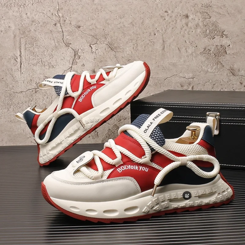 

Trendy, versatile, breathable mesh dad shoes, thick-soled height-increasing niche sports casual shoes