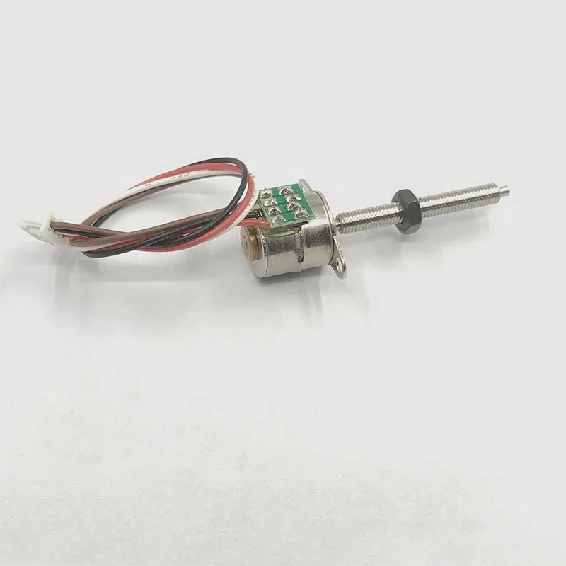 DC 5V 2-phase 4-wire Mini Precision Step Motor 23mm Long Linear Actuator Micro 10mm Stepping Motor 18 Degree 10. 5 ohm