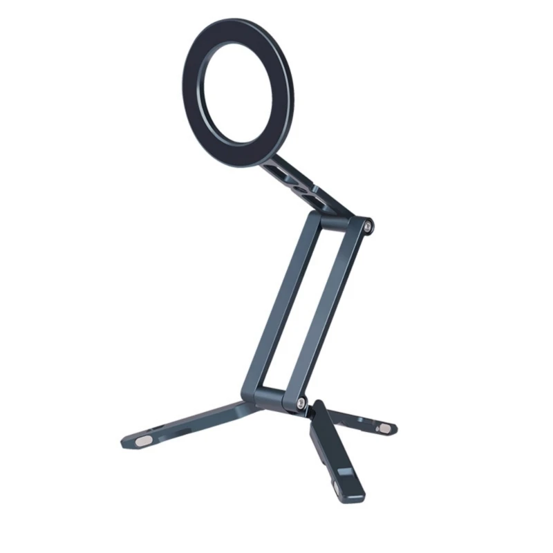 

X6hb магнитный держатель телефона для прямой потоковой передачи 360 вращения алюминиевая подставка