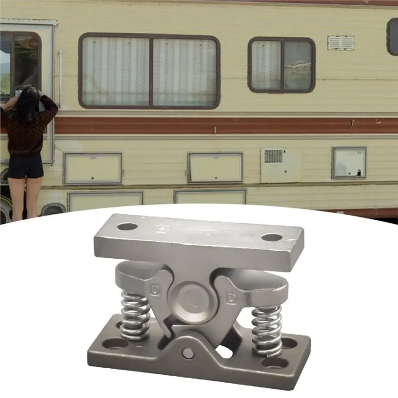 RV Door Catch Double Roller Heavy Duty Spring Loaded Door Catch-Boom