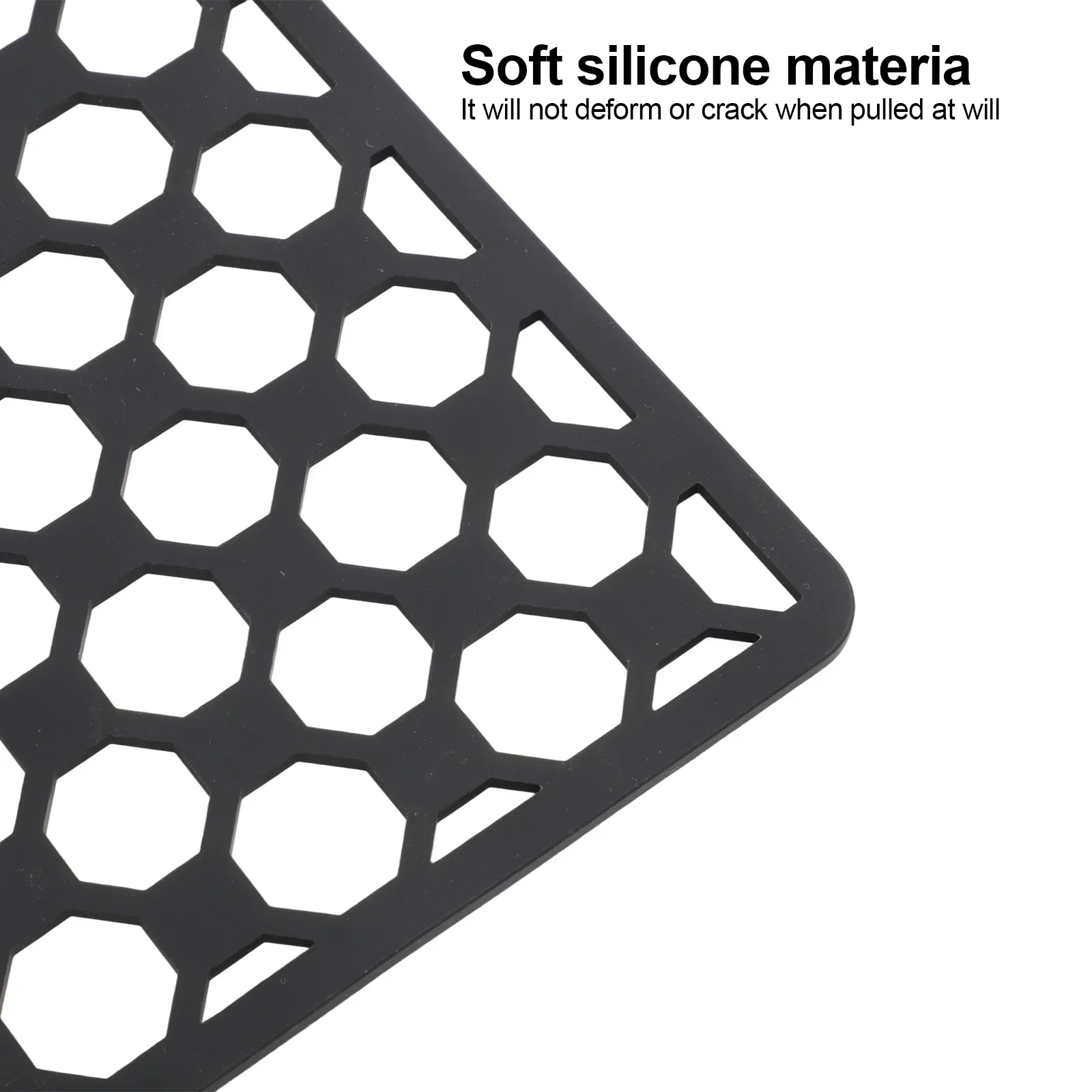 For Dish Drying 29.6*44.8cm Non-Slip Sink Mat Non Slip Mat Center Drain Openings Easy To Clean Extra-Large Size