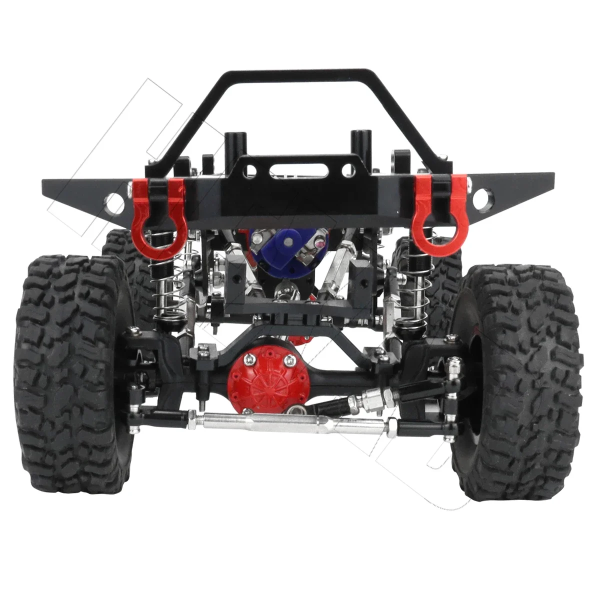 Metal Assembled Frame Chassis Axle Gearbox Pull Rod Set Parts Accessories Whole Upgrade for WPL C14 C24 1/16 4WD RC Car