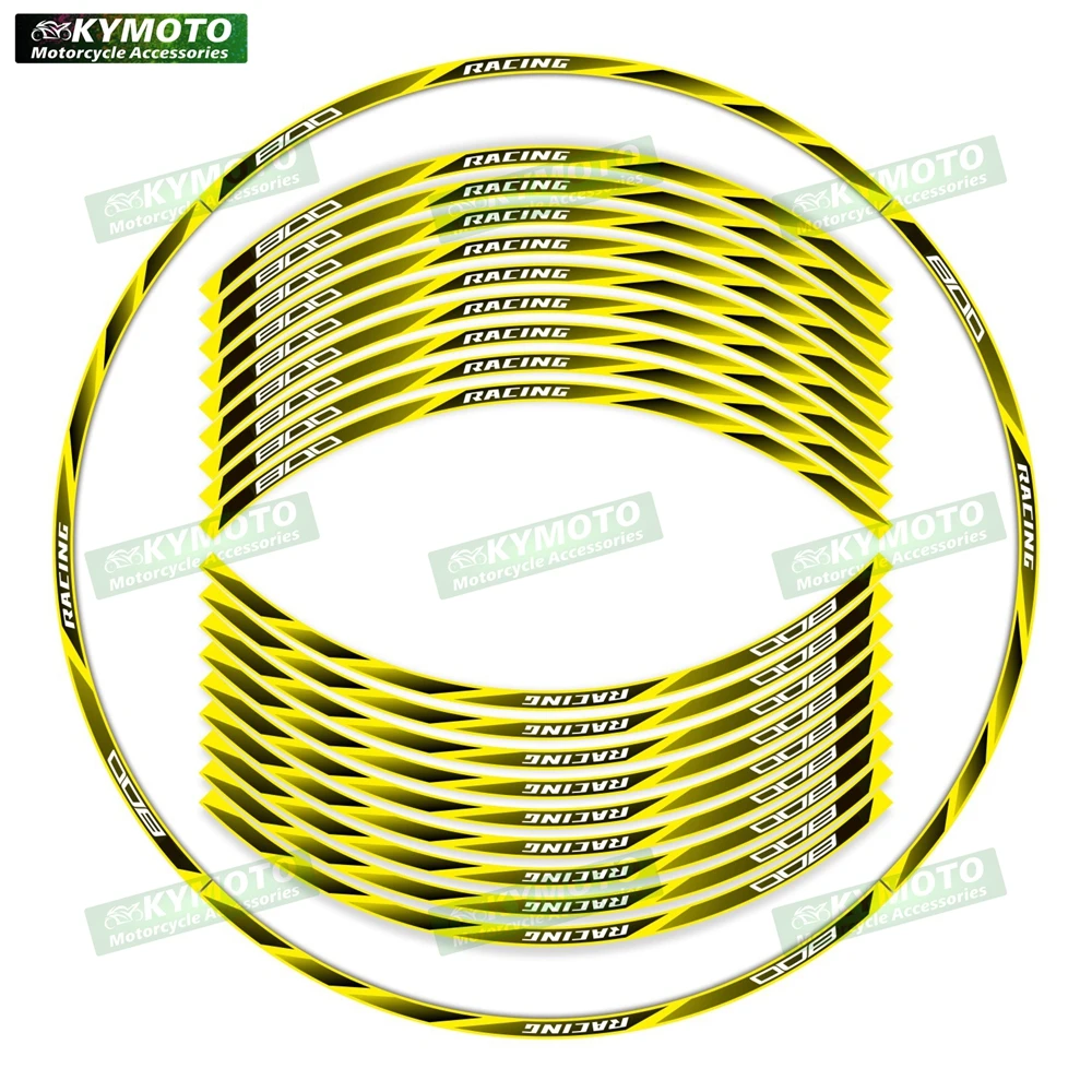 ل Z800 Z 800 دراجة نارية الملحقات 17 بوصة العجلات الأمامية والخلفية الشارات هدية محور العجلة تعديل ملصقات الشريط العاكس