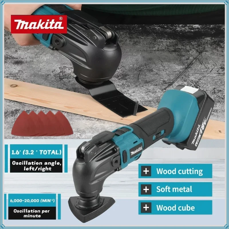 

Makita Brushless Quick Release Oscillating For 18V Battery Multi-Functional Electric Trimmer Quick-Change Compatible Tool
