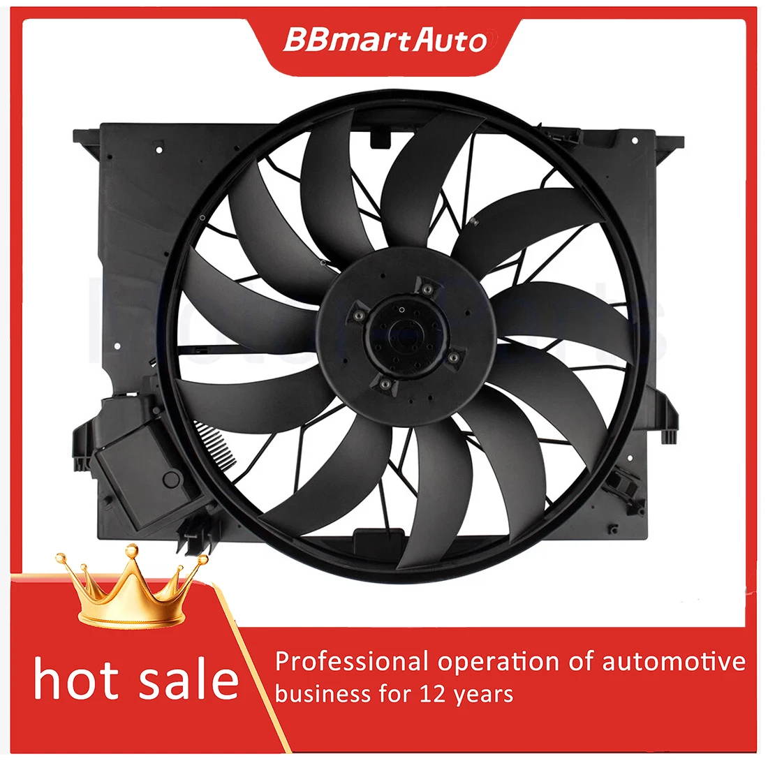 

2115001893 2115002293 Radiator Cooling Fan Assembly For Mercedes-Benz C-Class S-Class E-Class W211 C219 W221 E320 S350 CL550"