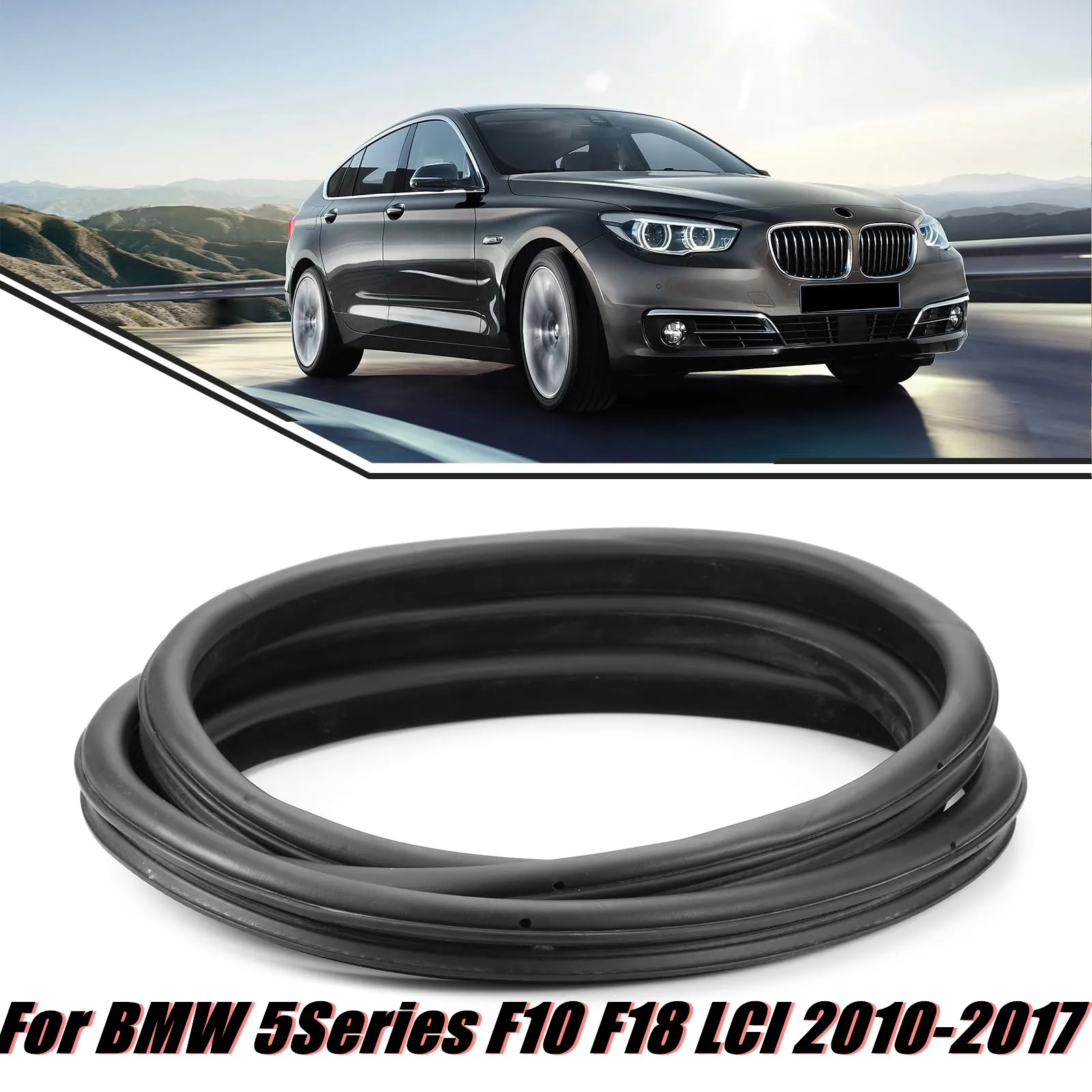 

Front Door Window Glass Soundproof Seal Weather Strip 51727278503 For BMW 5 Serier F10 528i 535i 550i Hybrid 5 M5 2009-2016