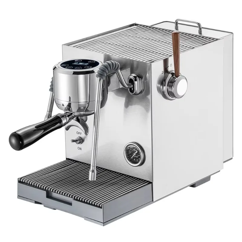 TOP   Stainless Steel 9 Bar Semi Automatic Espresso Machine High Pressure Pump Steam Frother For Home