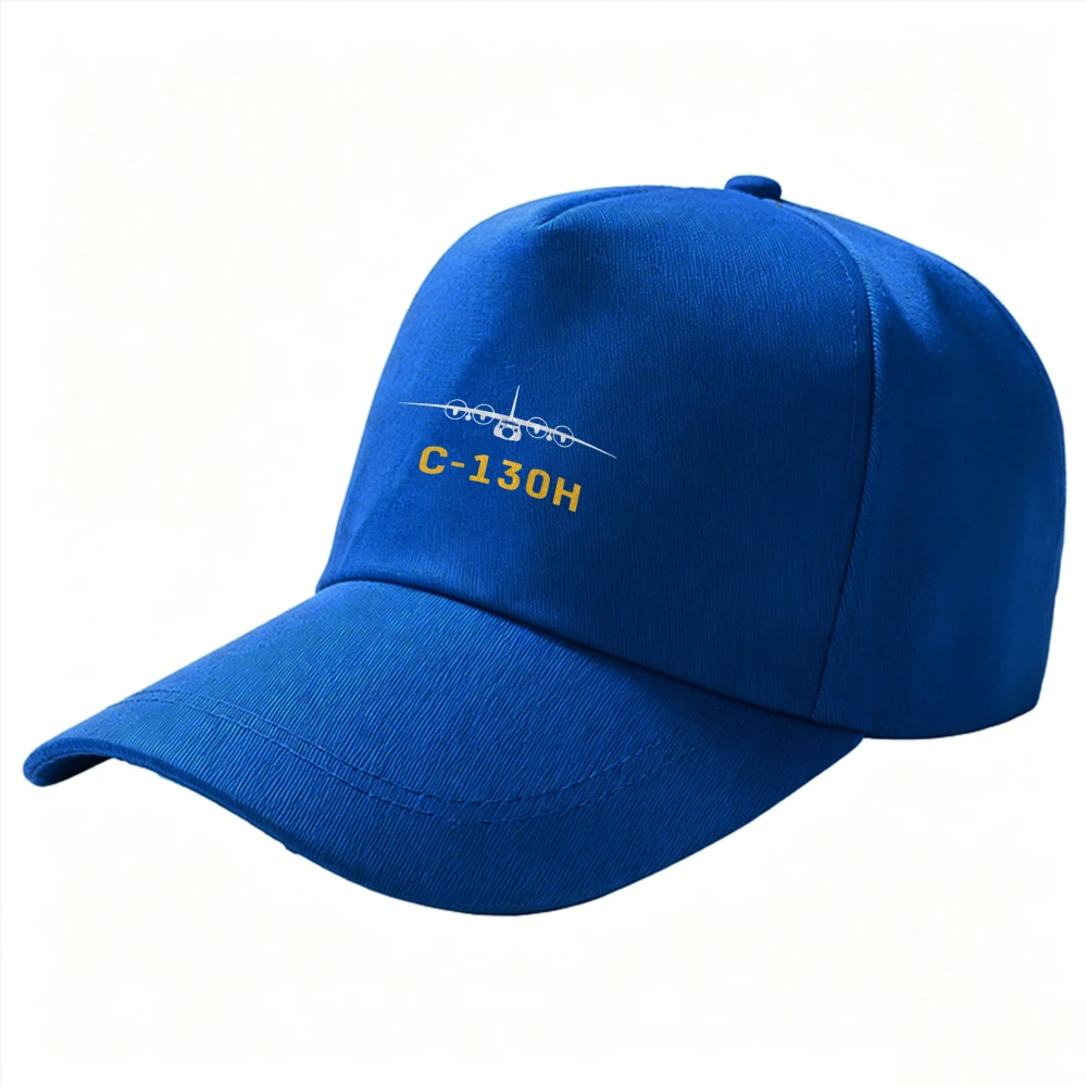 C-130H Hercules Transport Plane Embroidery Baseball Cap Adjustable Cotton Aviation Enthusiast Veteran Men Outdoor Sport Dad Hat