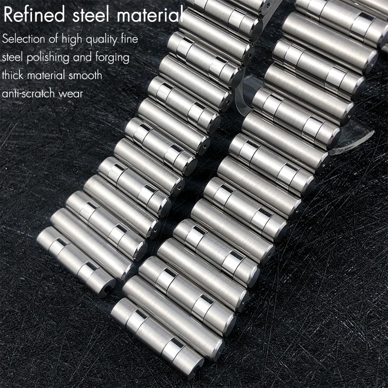 22mm Top Quality Stainless Steel Watchband for Breitling 42mm Dial CHRONOMAT AB0134 Silver Solid Watch Strap Bracelets