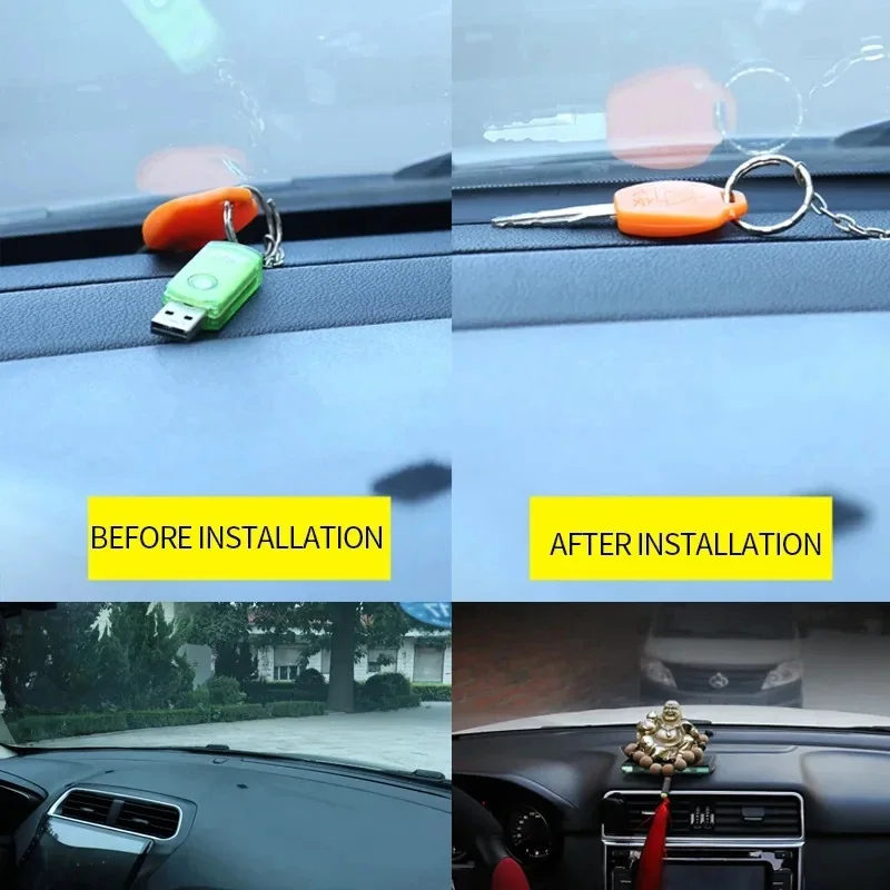 1-6set Automotive Dashboard Sealing Strip, Soundproof Rubber Strip, Universal Sealing Strip, Automotive Parts Sticker Parts