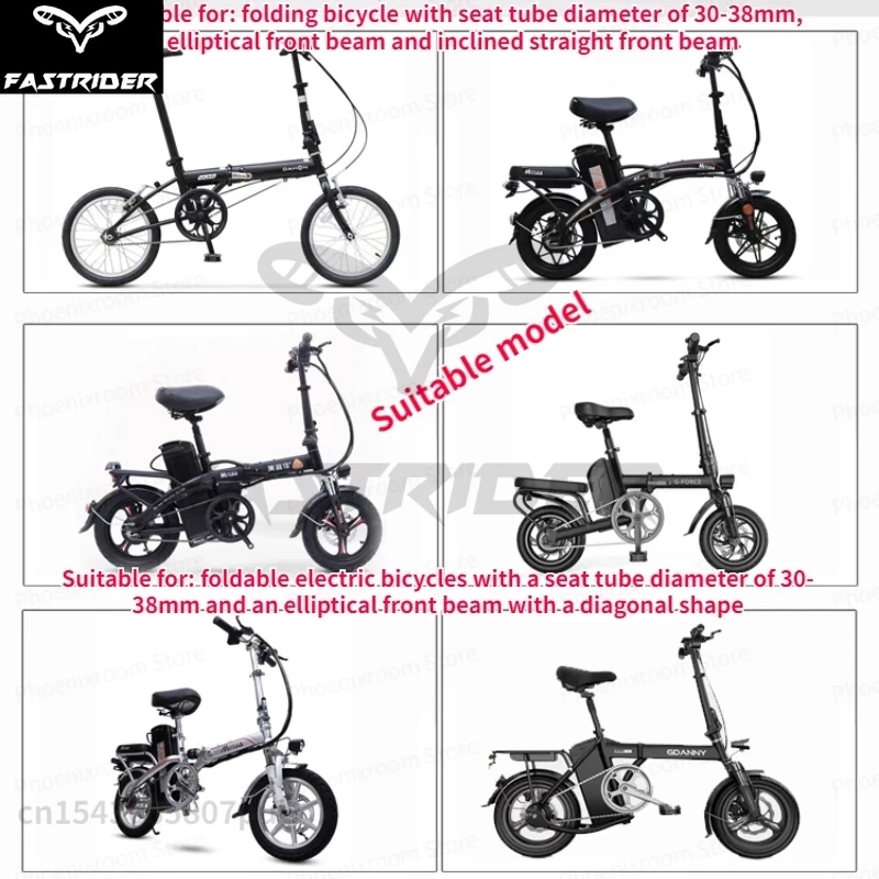 Folding Electric Bike Child Seat Front Folding Bicycle Baby Soft and Comfortable Seat with Pedal Bicycle Accessories