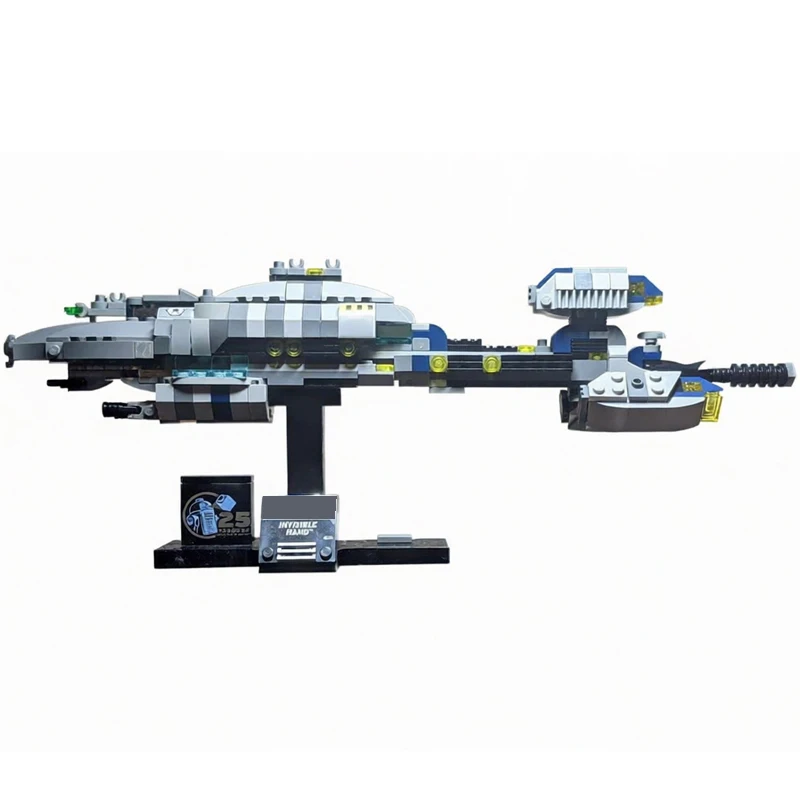 NEW 442PCS MOC the Recusant Light Destroyer Space Warship Midi Scale Building Blocks Set DIY Bricks Assembly Starship Toys Gifts - view 2