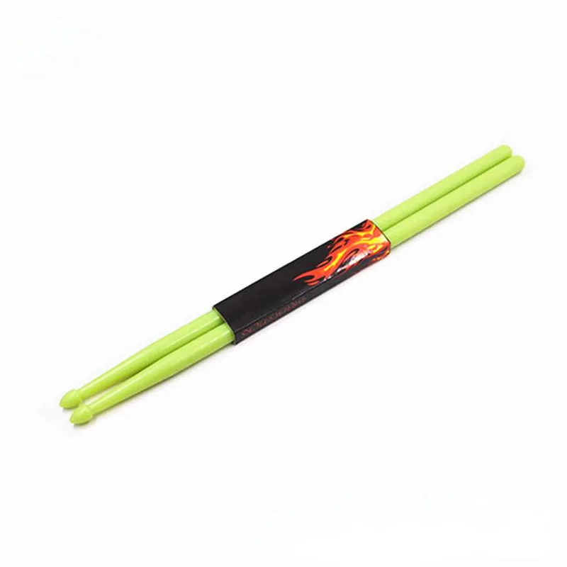 5A Fluorescent Drumsticks Colorful Nylon Drumsticks Glow-in-the-Dark Drumsticks Jazz Drums Glow-in-the-Dark Drumsticks