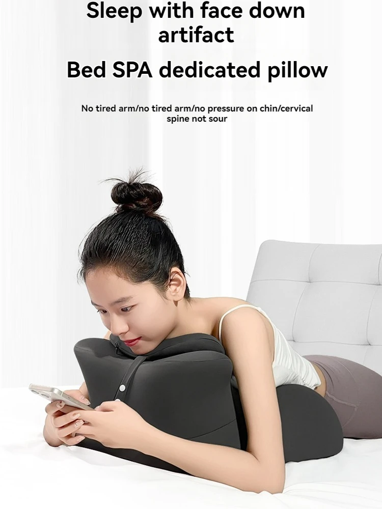 

Memory Foam Multi-Angle Backrest Pillow Versatile Sleeping Aid for Prone Positions Ergonomic Curved Design for Contoured Support