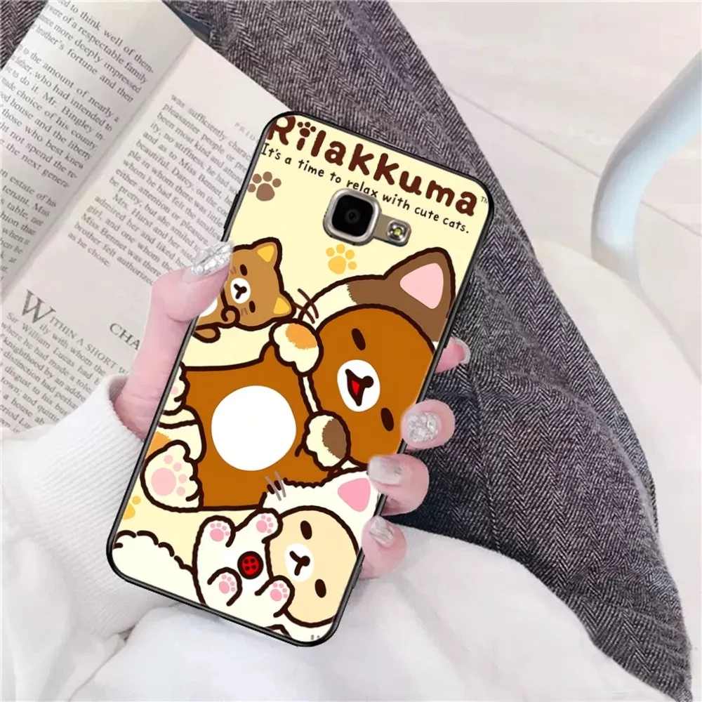 Cute Cartoon R-Rilakkuma Phone Case For Samsung A 10 11 12 13 20 21 22 30 31 32 40 51 52 53 70 71 72 73 91 13 shell