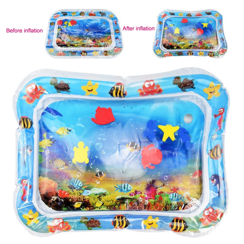 Verão Inflável Água Mat Para Bebês Segurança Almofada Mat Criativo crianças Ice Pad Educação Precoce Baby Water Play Essential Toy