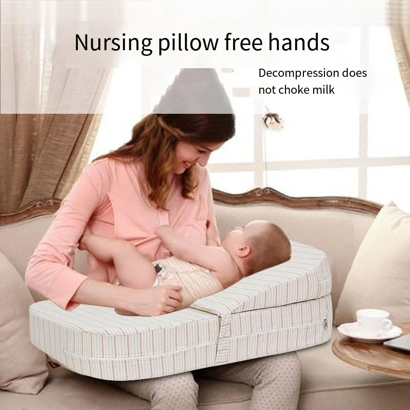 Baby Slope Feeding Pillow Adjustable Nursing Pillow Newborn Anti Emesis Pad Baby Supplies Feeding 2024 Breastfeeding Pillow