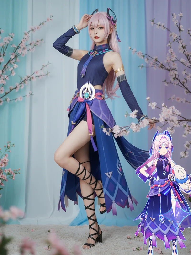 Citlali Cosplay Costume Genshin Impact Citlali Dress Suit Outfit Citlali Uniform With Headwear Full Set Role Playing Suit