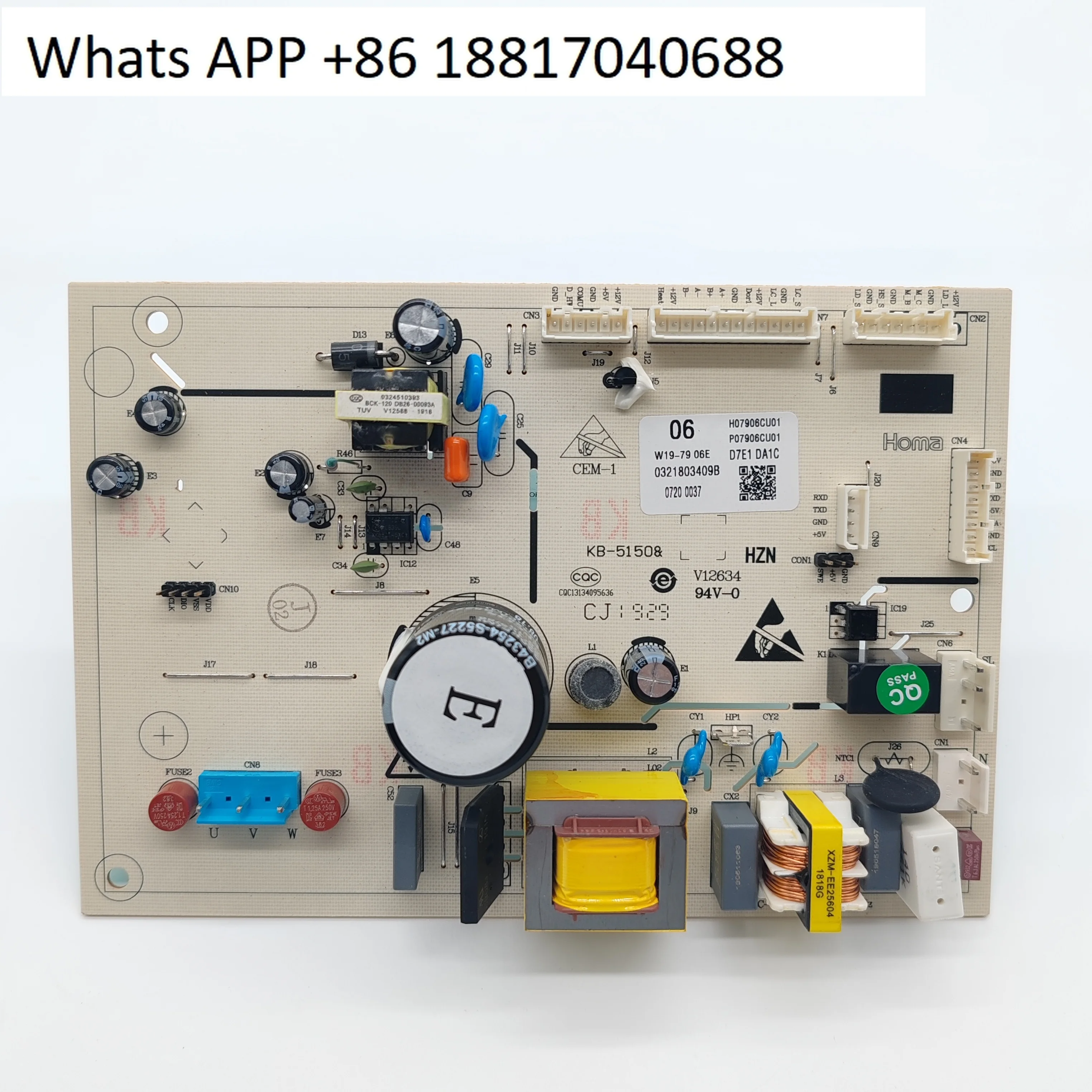 

Applicable to Omar refrigerator computer board W19-7906E/W19-7908E main control board accessories