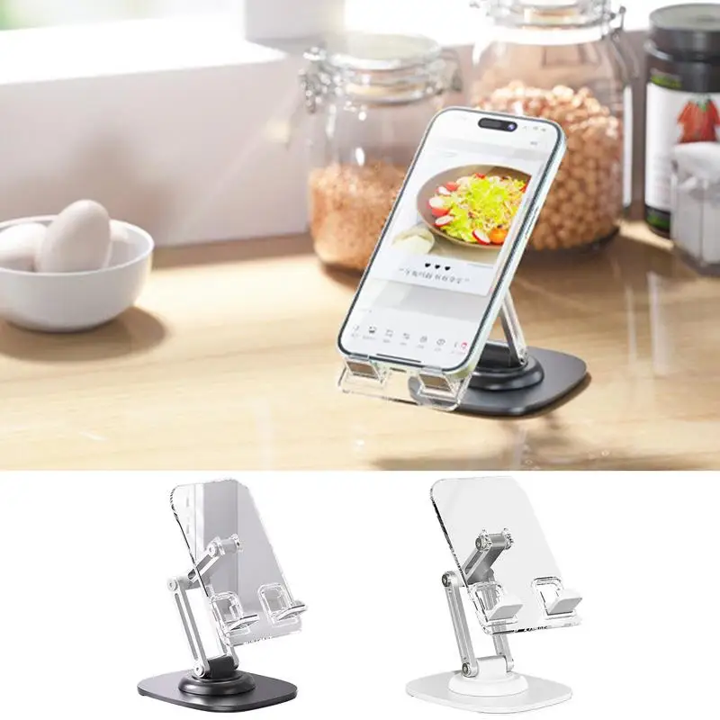 

Phone Holder for Desk Portable Desk Cell Phone Holder Mobile Phone Holder Rotatable Telephone Holder Cradle Dock Height