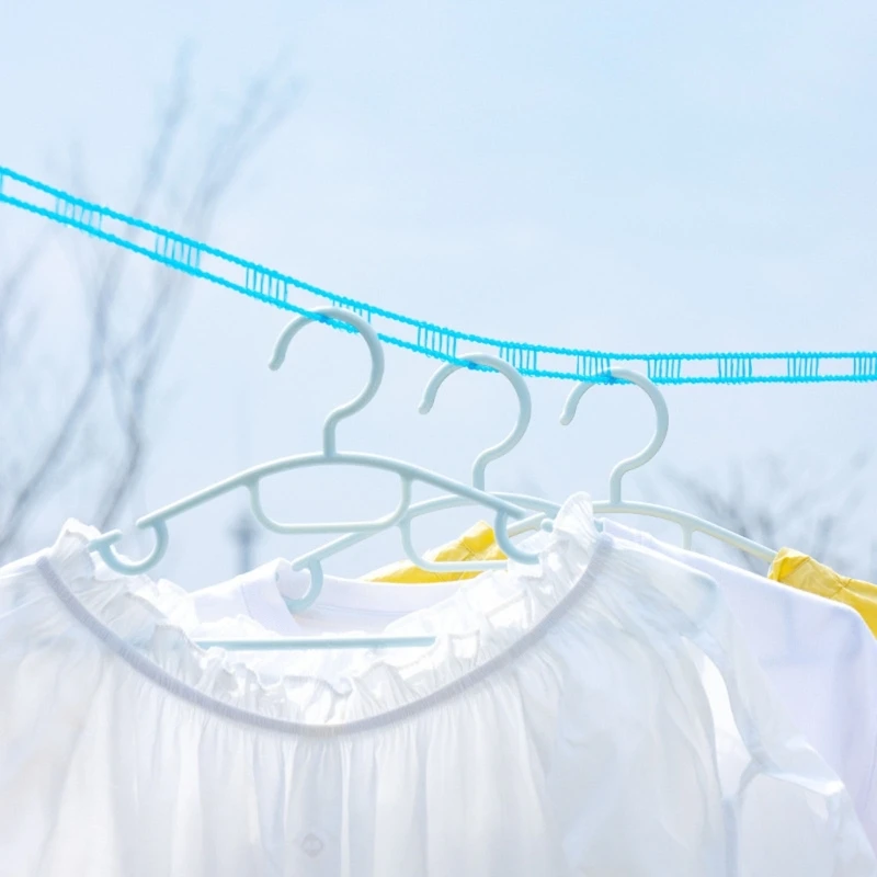 Portable Laundry Rope, 10 Meter Braided Nylon Clothesline for Balcony Drying, Outdoor Washing and Small Space Homes Daily JOMD