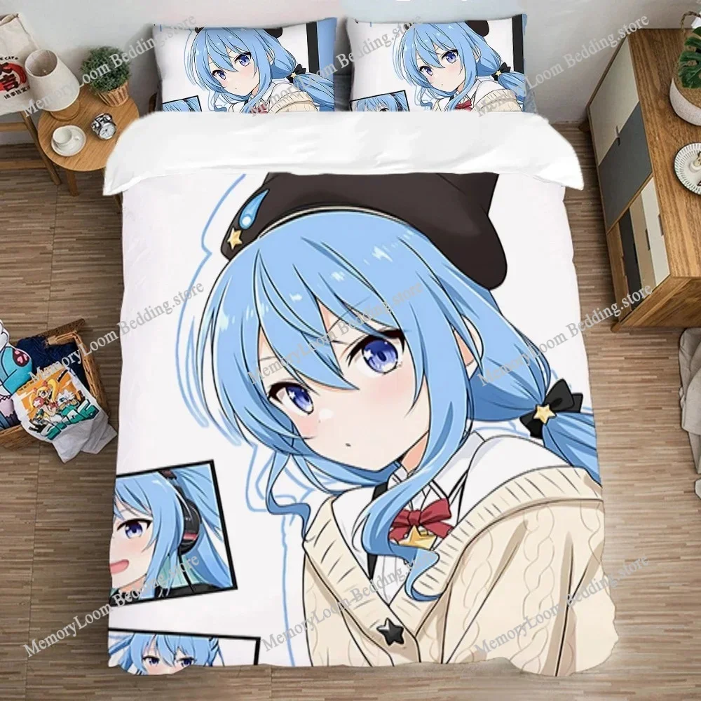 

Home Textile Cartoons Art Hoshimati Suisei Cover Duvet Cover Pillow Case Boy Girl Polyester Bedding Set King Queen Twin Size