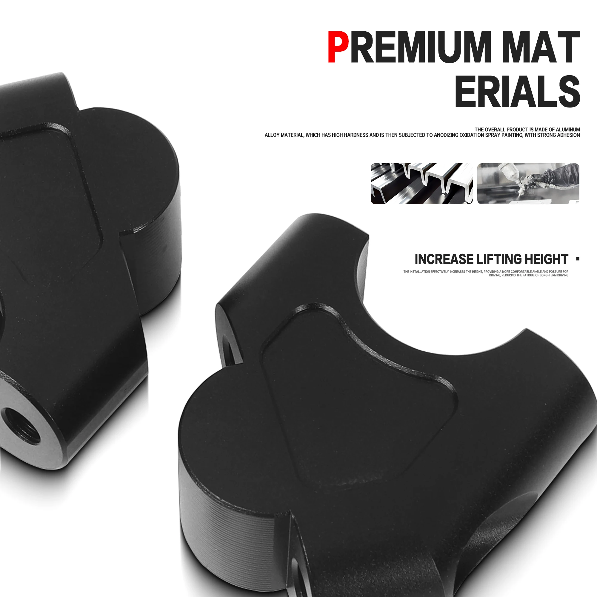 ل HYOSUNG Aquila GV300S GV 300 S 300S دراجة نارية مقود الناهض أوفست المقود الناهض حتى قوس جبل المشبك