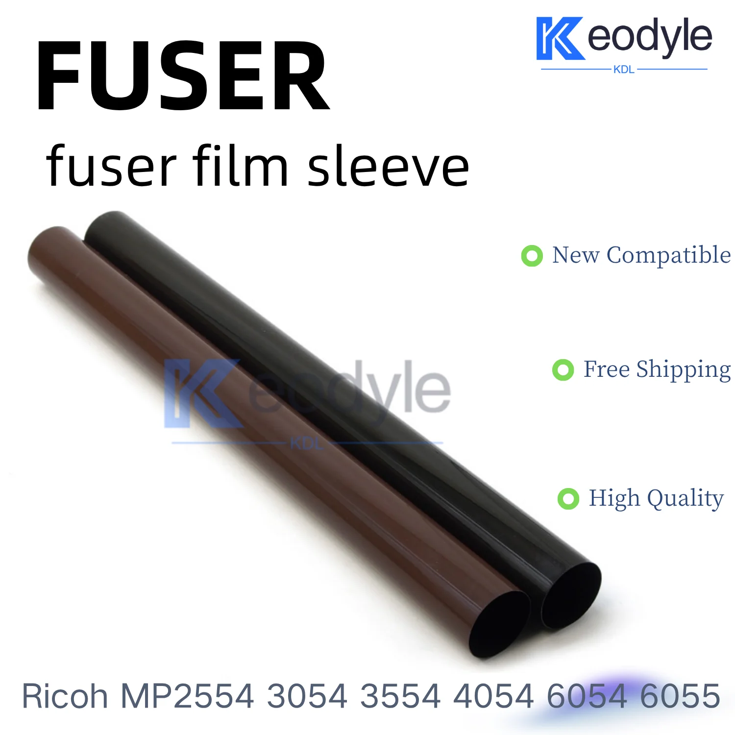 Metal Fuser Film Sleeve For Ricoh MP 2554 3054 4054 5054 6054 2555 3055 3555 4055 5055 6055 Black Brown Fuser Film Belt Parts