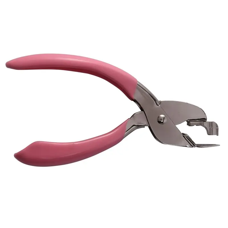 Hot Selling-10X Handheld Staple Remover Lifter Opener Spring-Loaded Staple Puller For Office School Home Use (Pink),10X