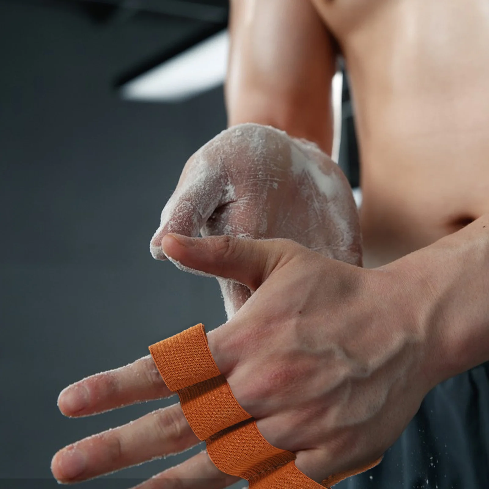 

Grip Four Finger Fitness Gloves Gym Lifting Grips Protective Gear Weightlifting