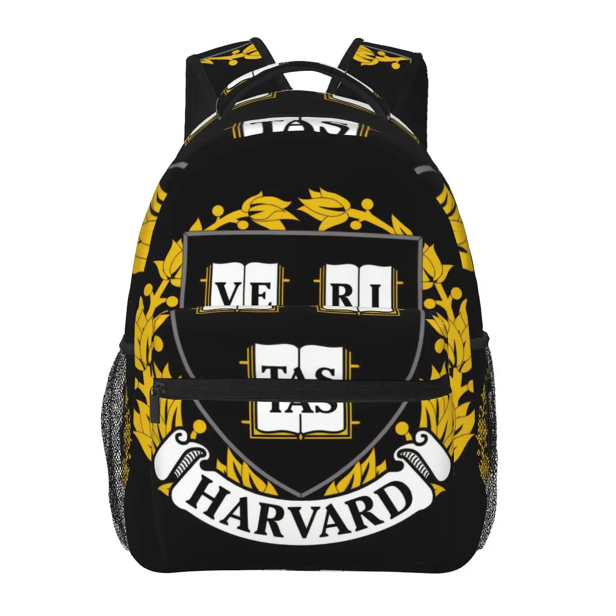 Mochila informal con logotipo de Harry Potter para estudiantes, morral Unisex para ordenador de viaje y ocio