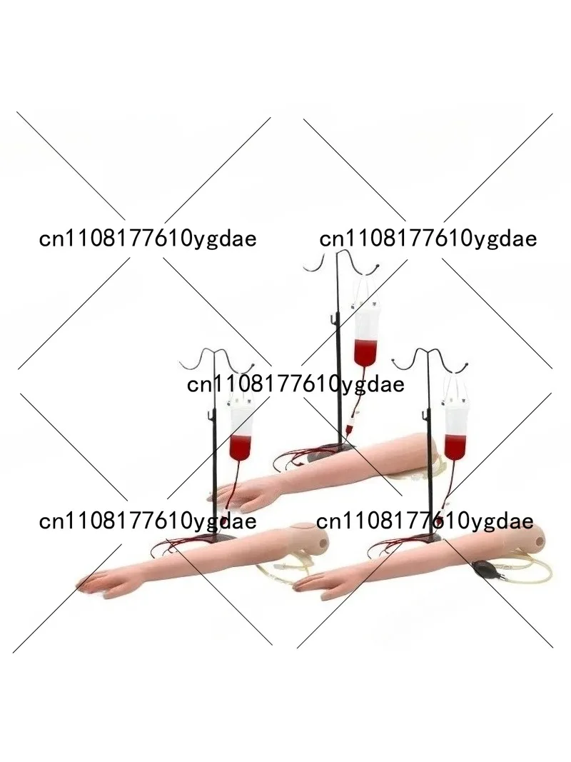 Venipuncture & Intramuscular Injection Training Arm Model - Medical Practice Simulator for Healthcare Education