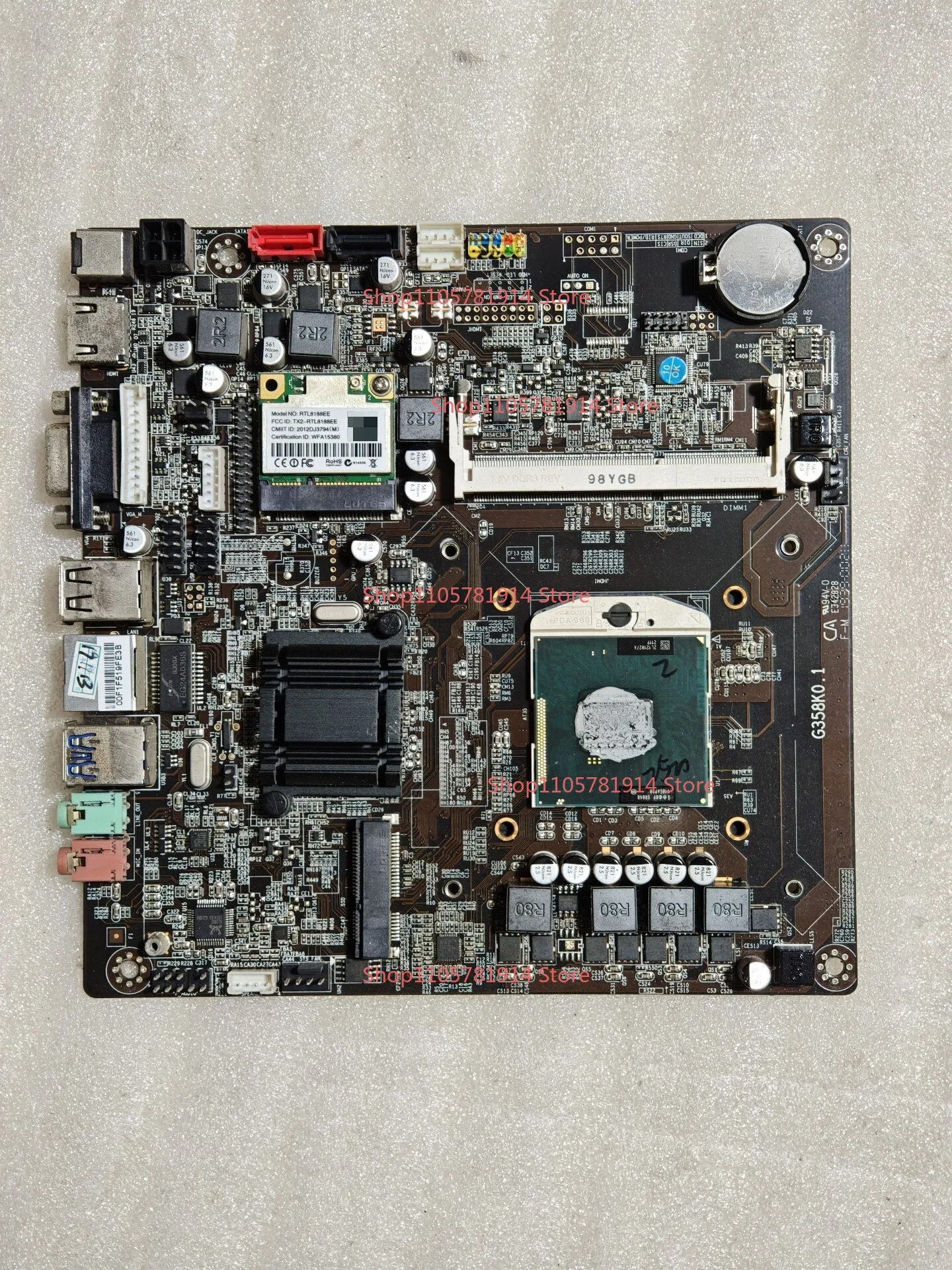 For G358K0.1 All-in-one Main Board, I5-2520M Processor, Board U Set, Support DDR3 Memory