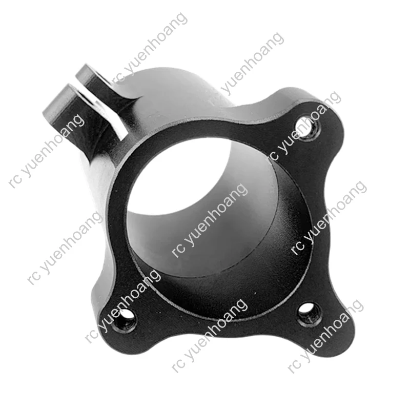 RC UAV Landing Gear Aluminum Alloy Mounting Base Dia.25mm Carbon Tube Joint Connector Alighting Gear Holder 65-degree Tilt Angle