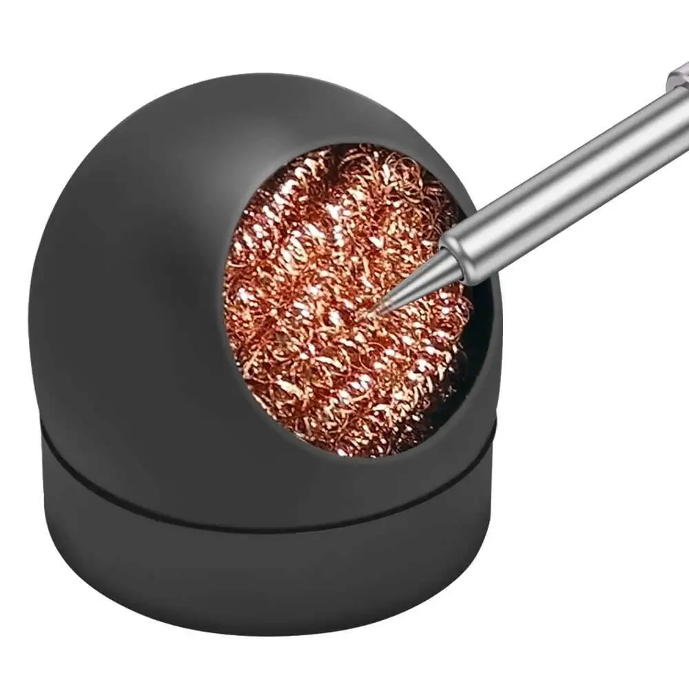 لحام ديسولديرينغ لحام لحام الحديد تلميح قطرة الأنظف الأسلاك المعدنية مع حامل مجموعة تنظيف الصلب الكرة مرشح شبكي القصدير إزالة