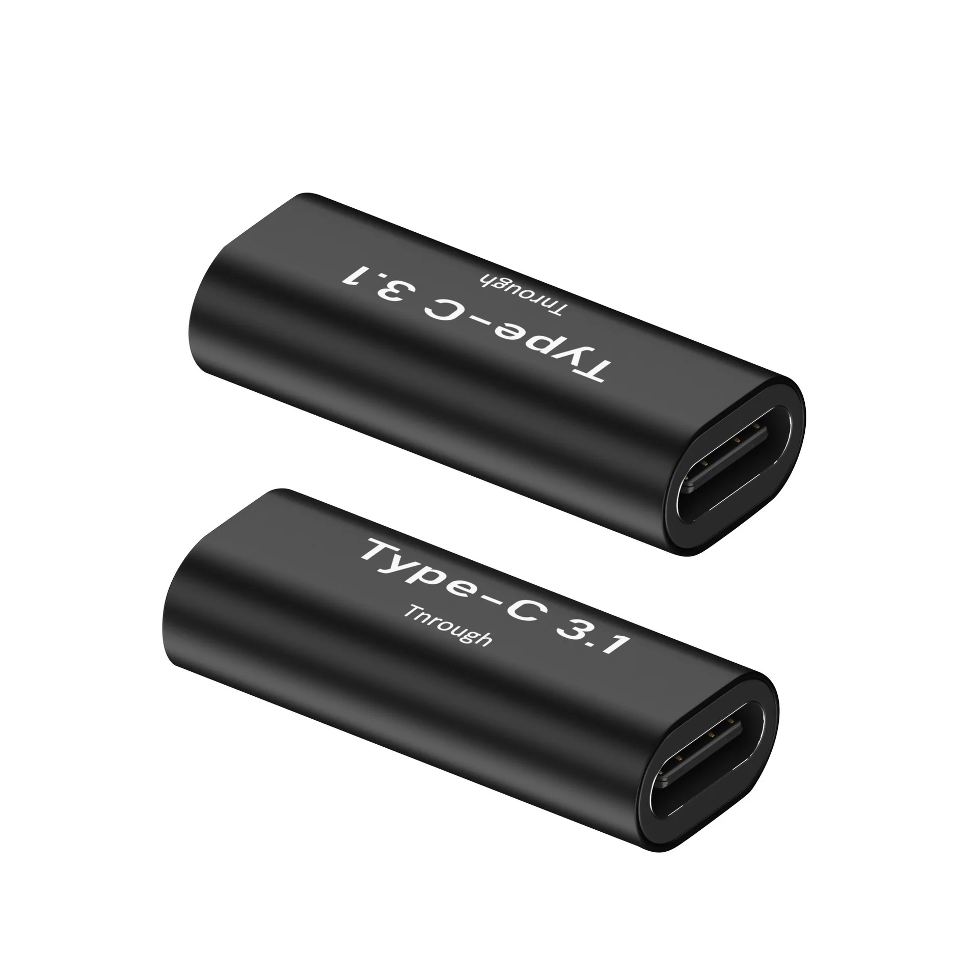 High Speed 1 2 Pack USB C Female to Female Adapter Type C 3.1 10Gbps Data Transfer Extension for Laptop Tablet